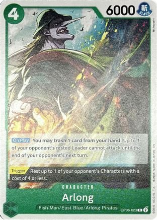 Arlong - OP06-023 (OP06-023) - Learn Together Deck Set - Card Brawlers