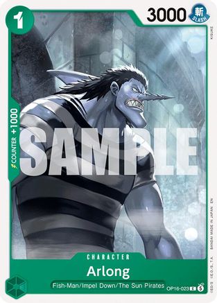 Arlong (OP16-023) - The Time of Battle - Card Brawlers