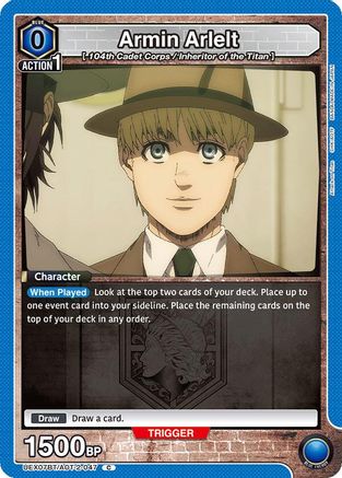Armin Arlelt (047) (UEX07BT/AOT-2-047) - UEX07BT Attack on Titan Vol 2 - Card Brawlers