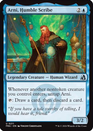 Arni, Humble Scribe (FRA-211) - Reality Fracture - Card Brawlers
