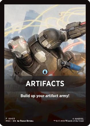 Artifacts Theme Card (MSC-003) - Commander: Marvel Super Heroes - Card Brawlers