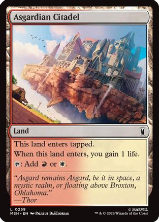 Asgardian Citadel (MSH-258) - Marvel Super Heroes Foil - Card Brawlers