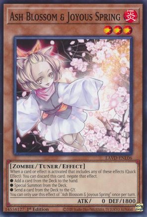 Ash Blossom & Joyous Spring (LAVD-ENL06) (LAVD-ENL06) - Legendary Arc-V Decks 1st Edition - Card Brawlers