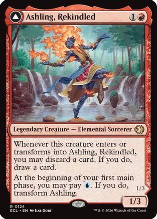 Ashling, Rekindled (PPECL-124) - Promo Pack: Lorwyn Eclipsed Foil - Card Brawlers