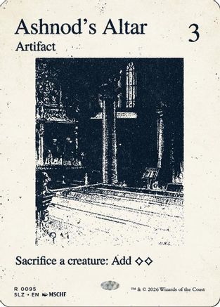 Ashnod's Altar (0095) (SLZ-095) - Secret Lair x MSCHF: The Zeta Set - Card Brawlers