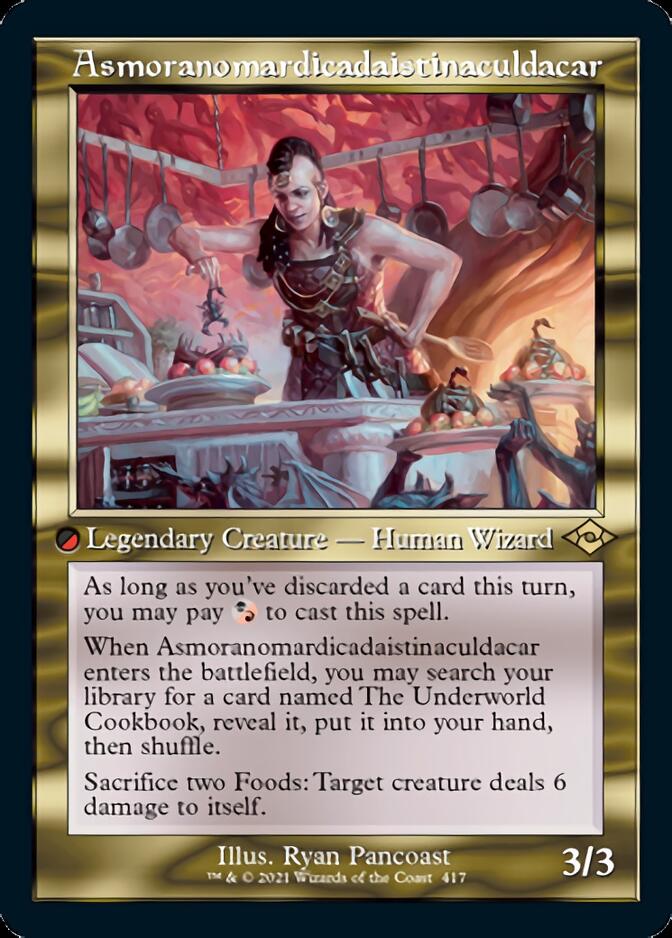 Asmoranomardicadaistinaculdacar (Retro Foil Etched) [Modern Horizons 2] - Card Brawlers