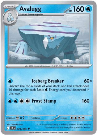 Avalugg (024/null) [ME04 Chaos Rising] - Card Brawlers