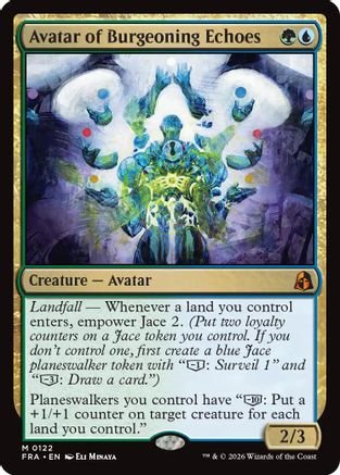 Avatar of Burgeoning Echoes (FRA-122) - Reality Fracture Foil - Card Brawlers