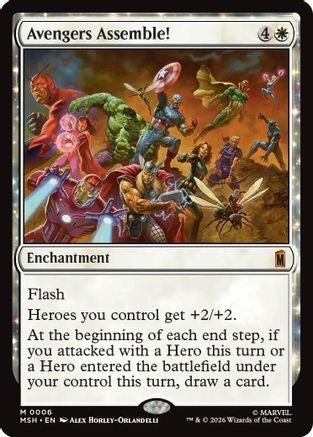 Avengers Assemble! (MSH-006) - Marvel Super Heroes - Card Brawlers