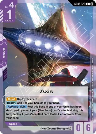 Axis (GD05-129) - Freedom Ascension Holofoil - Card Brawlers
