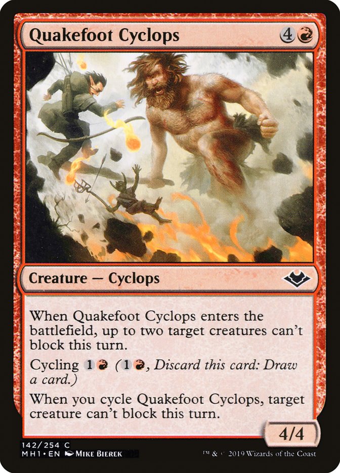 Quakefoot Cyclops [Modern Horizons] - Magic: The Gathering - Card Brawlers | Quebec | Canada |