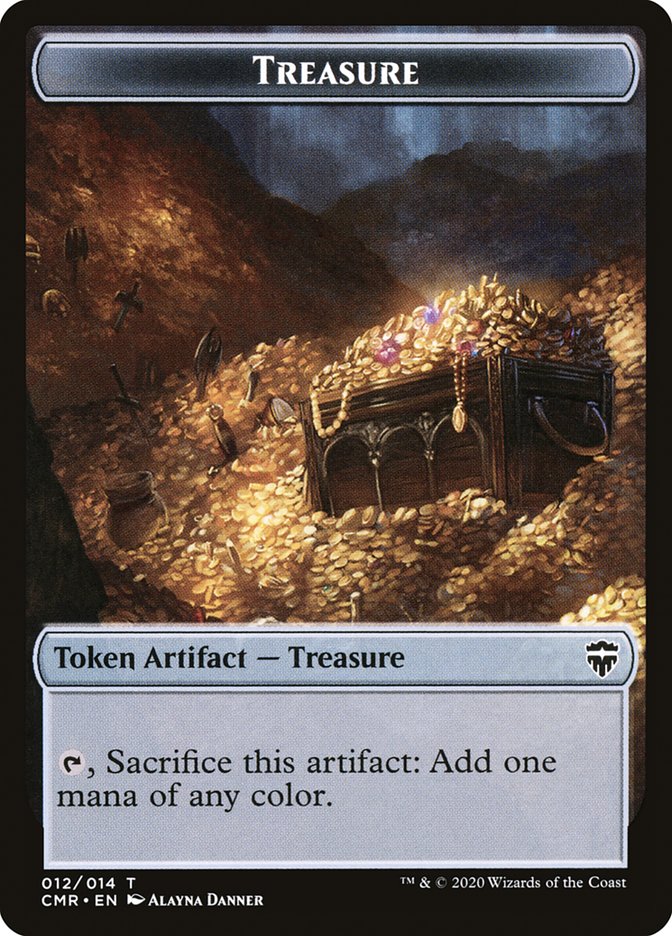 The Monarch // Treasure Double-Sided Token [Commander Legends Tokens] - Magic: The Gathering - Card Brawlers | Quebec | Canada |