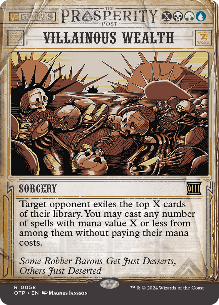 Villainous Wealth [Outlaws of Thunder Junction: Breaking News] - Magic: The Gathering - Card Brawlers | Quebec | Canada |
