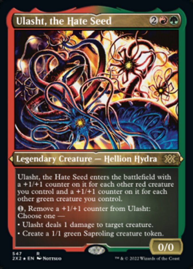 Ulasht, the Hate Seed (Foil Etched) [Double Masters 2022] - Magic: The Gathering - Card Brawlers | Quebec | Canada |