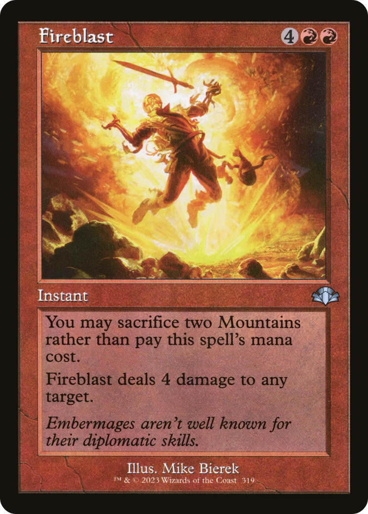 Fireblast (Retro) [Dominaria Remastered] - Magic: The Gathering - Card Brawlers | Quebec | Canada |
