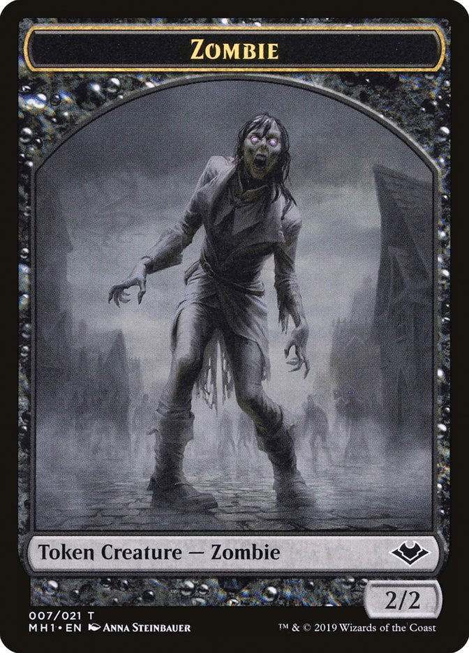 Zombie Token [Modern Horizons Tokens] - Magic: The Gathering - Card Brawlers | Quebec | Canada |