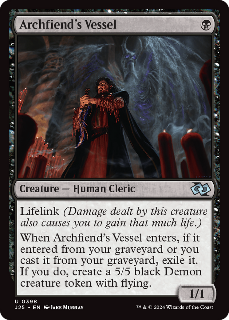 Archfiend's Vessel [Foundations Jumpstart] - Magic: The Gathering - Card Brawlers | Quebec | Canada |