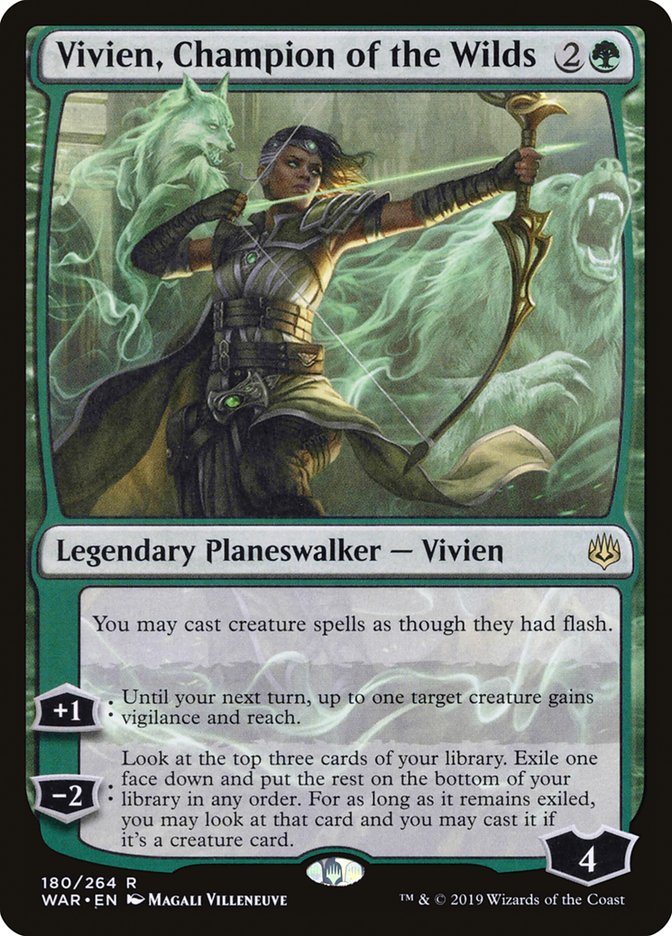 Vivien, Champion of the Wilds [War of the Spark] - Magic: The Gathering - Card Brawlers | Quebec | Canada |