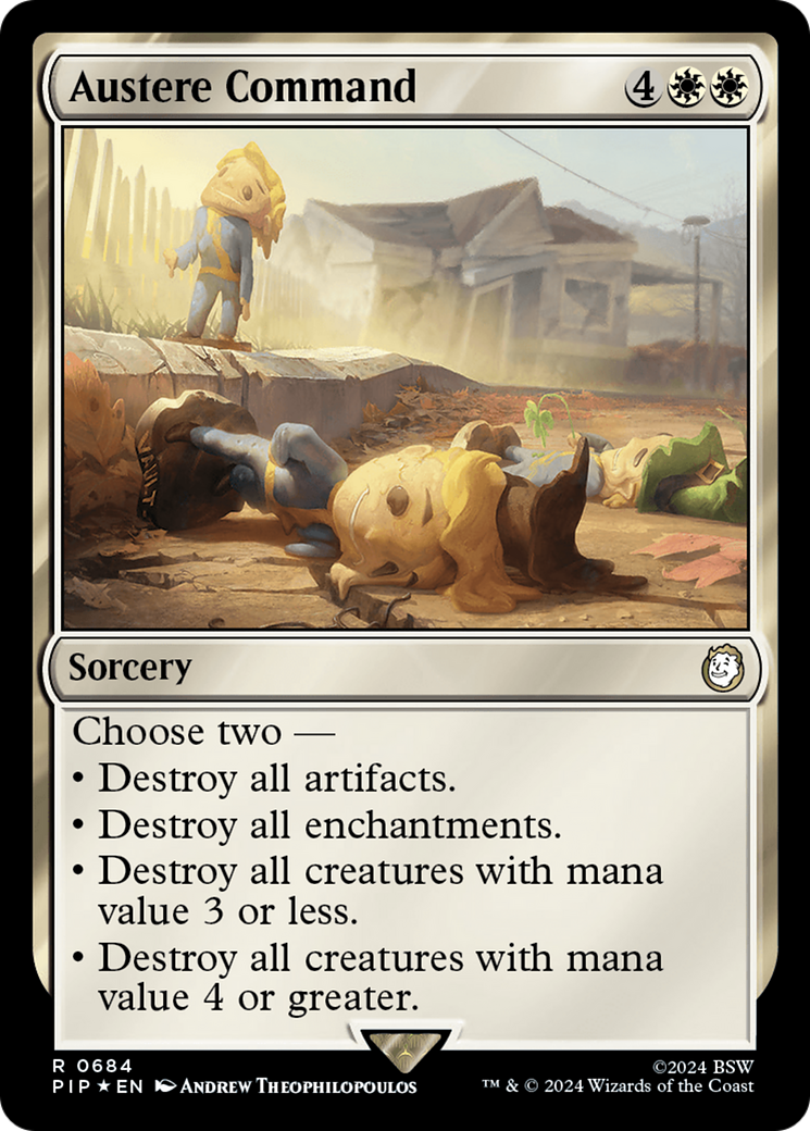Austere Command (Surge Foil) [Fallout] - Magic: The Gathering - Card Brawlers | Quebec | Canada |
