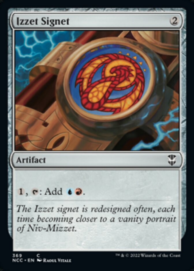 Izzet Signet [Streets of New Capenna Commander] - Magic: The Gathering - Card Brawlers | Quebec | Canada |