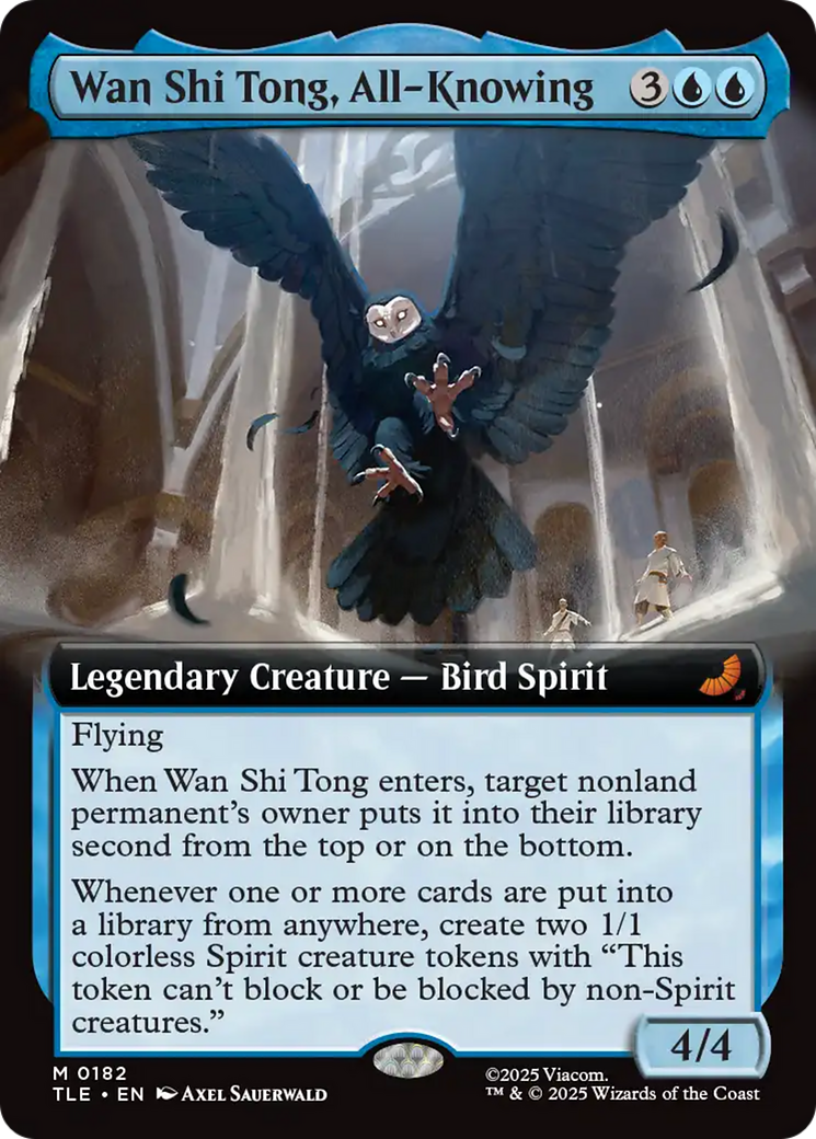 Wan Shi Tong, All-Knowing (Extended Art) [Avatar: The Last Airbender: Eternal-Legal] - Magic: The Gathering - Card Brawlers | Quebec | Canada |