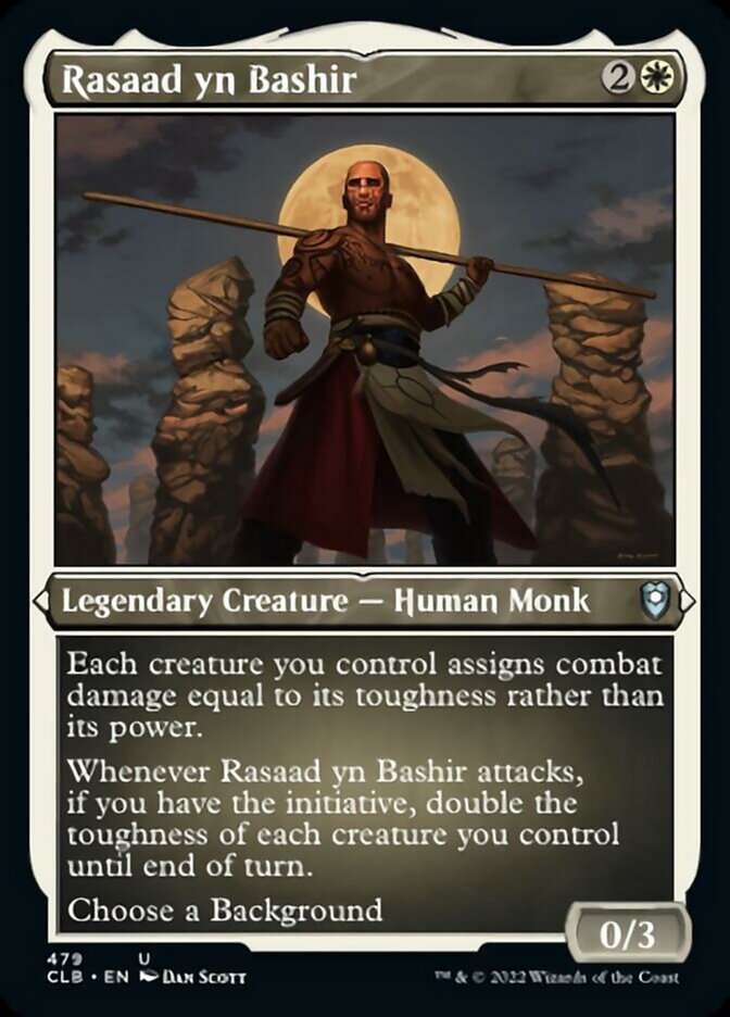 Rasaad yn Bashir (Foil Etched) [Commander Legends: Battle for Baldur's Gate] - Magic: The Gathering - Card Brawlers | Quebec | Canada |