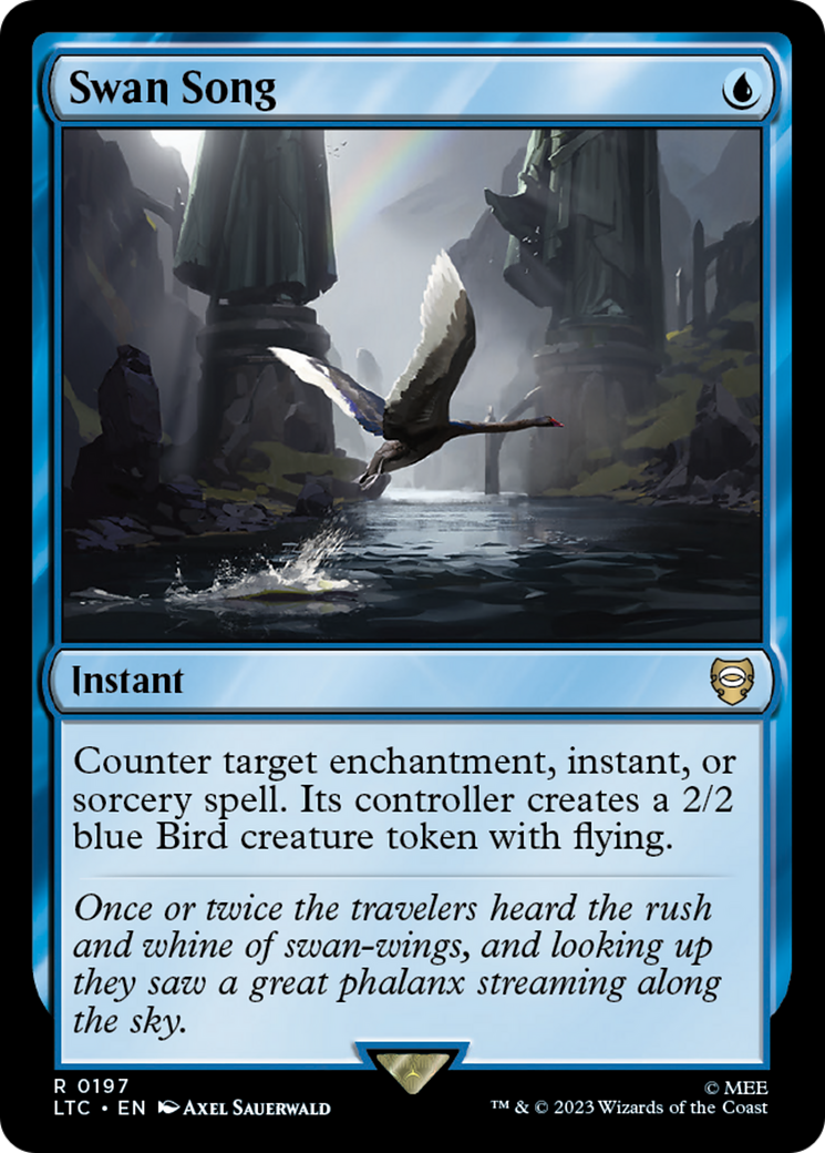 Swan Song [The Lord of the Rings: Tales of Middle-Earth Commander] - Magic: The Gathering - Card Brawlers | Quebec | Canada |