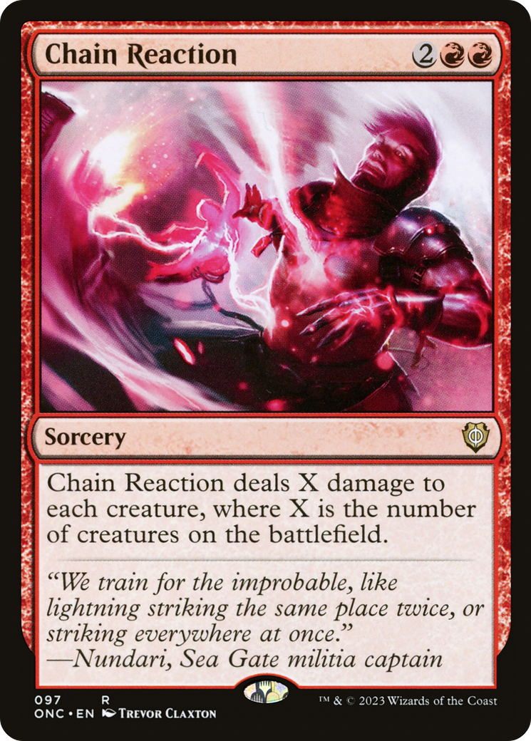 Chain Reaction [Phyrexia: All Will Be One Commander] - Magic: The Gathering - Card Brawlers | Quebec | Canada |