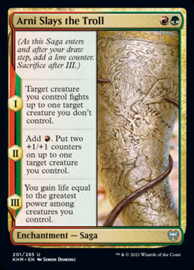 Arni Slays the Troll [Kaldheim] - Magic: The Gathering - Card Brawlers | Quebec | Canada |