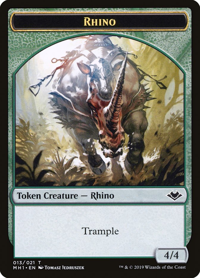 Goblin (010) // Rhino (013) Double-Sided Token [Modern Horizons Tokens] - Magic: The Gathering - Card Brawlers | Quebec | Canada |