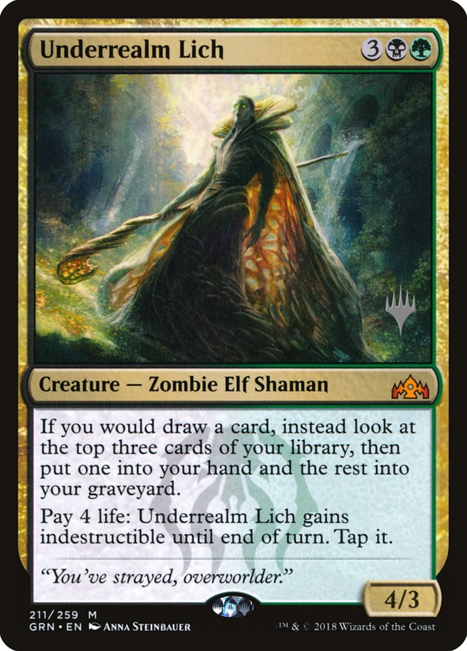 Underrealm Lich (Promo Pack) [Guilds of Ravnica Promos] - Magic: The Gathering - Card Brawlers | Quebec | Canada |