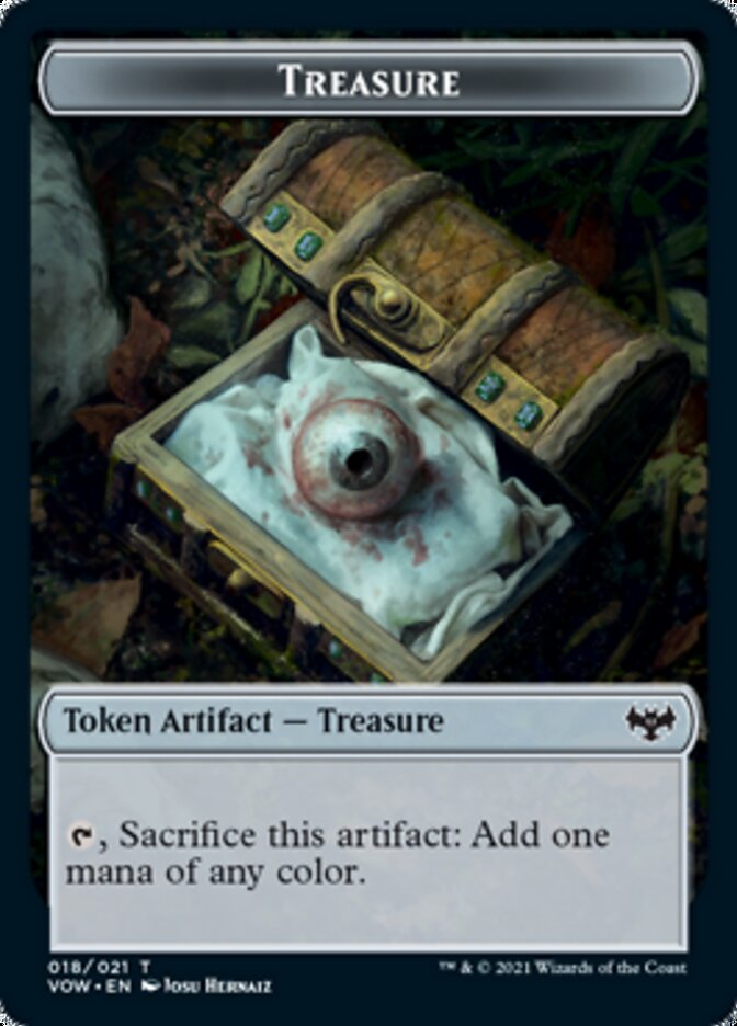 Copy // Treasure Double-Sided Token [Innistrad: Crimson Vow Tokens] - Magic: The Gathering - Card Brawlers | Quebec | Canada |