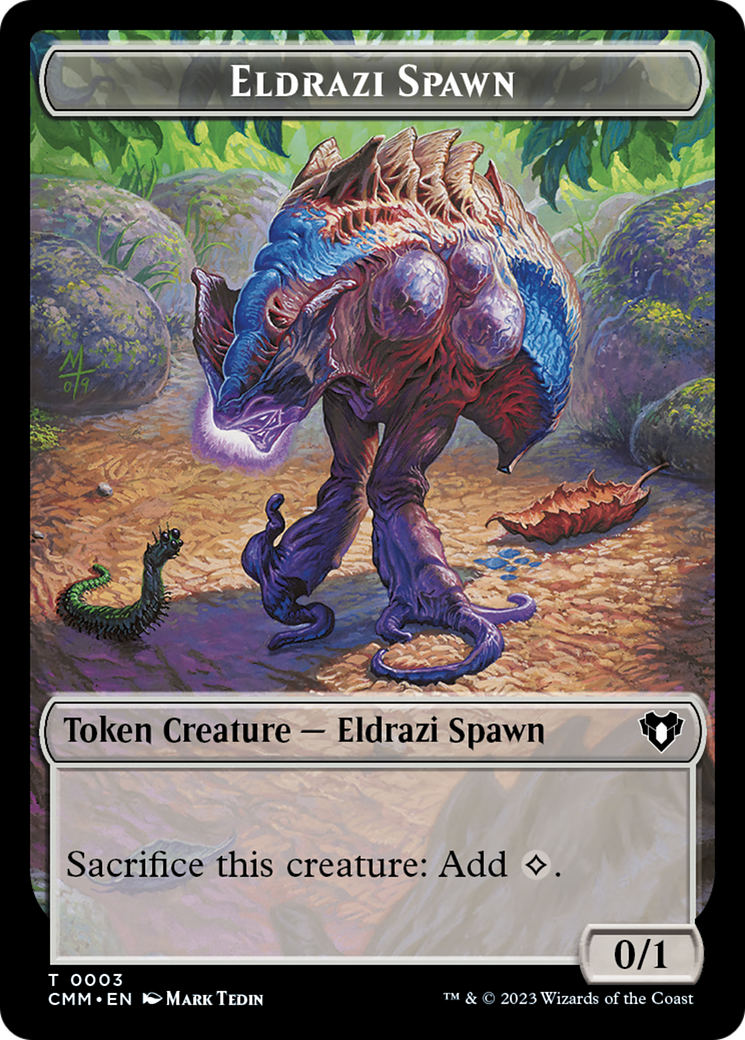 Eldrazi Spawn // Dragon (0021) Double-Sided Token [Commander Masters Tokens] - Magic: The Gathering - Card Brawlers | Quebec | Canada |