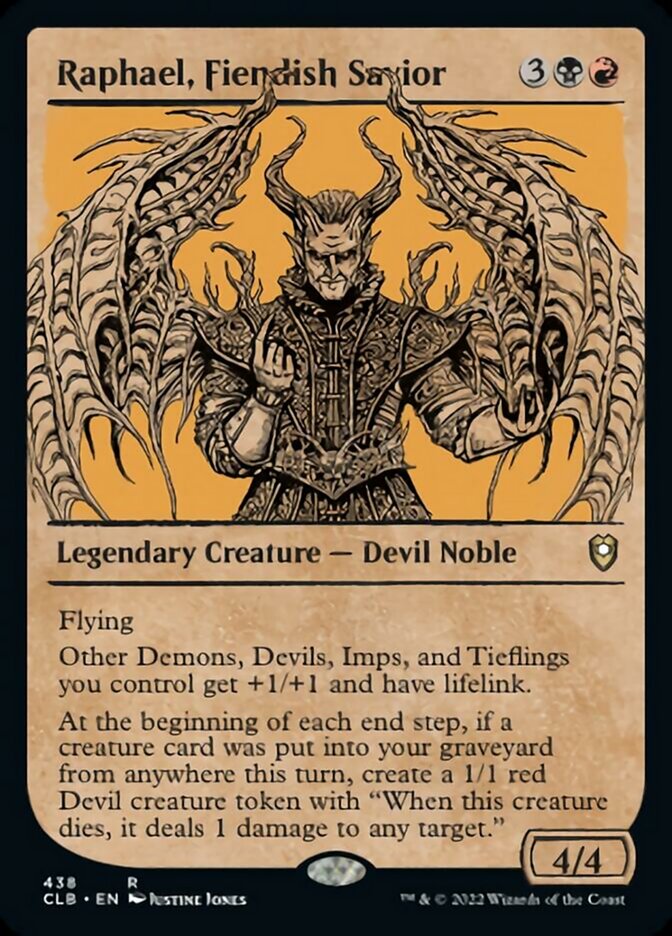 Raphael, Fiendish Savior (Showcase) [Commander Legends: Battle for Baldur's Gate] - Magic: The Gathering - Card Brawlers | Quebec | Canada |