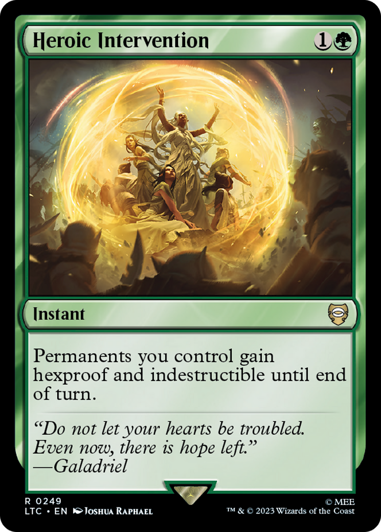 Heroic Intervention [The Lord of the Rings: Tales of Middle-Earth Commander] - Magic: The Gathering - Card Brawlers | Quebec | Canada |