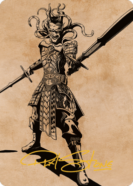 Zevlor, Elturel Exile Art Card (78) (Gold-Stamped Signature) [Commander Legends: Battle for Baldur's Gate Art Series] - Magic: The Gathering - Card Brawlers | Quebec | Canada |