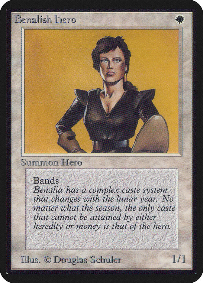 Benalish Hero [Alpha Edition] - Magic: The Gathering - Card Brawlers | Quebec | Canada |