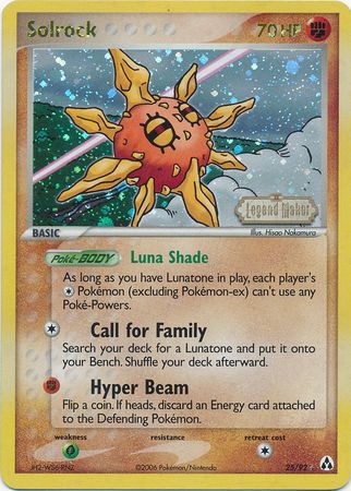 Solrock (25/92) (Stamped) [EX: Legend Maker] - Pokémon - Card Brawlers | Quebec | Canada |