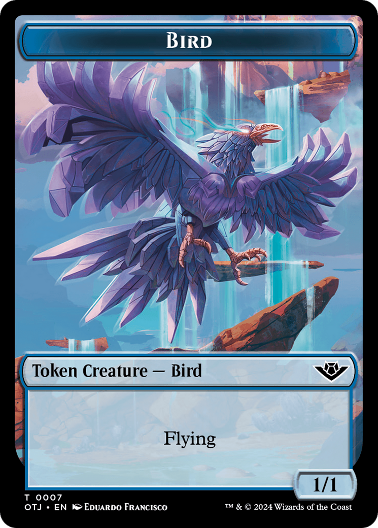 Treasure // Bird Double-Sided Token [Outlaws of Thunder Junction Tokens] - Magic: The Gathering - Card Brawlers | Quebec | Canada |