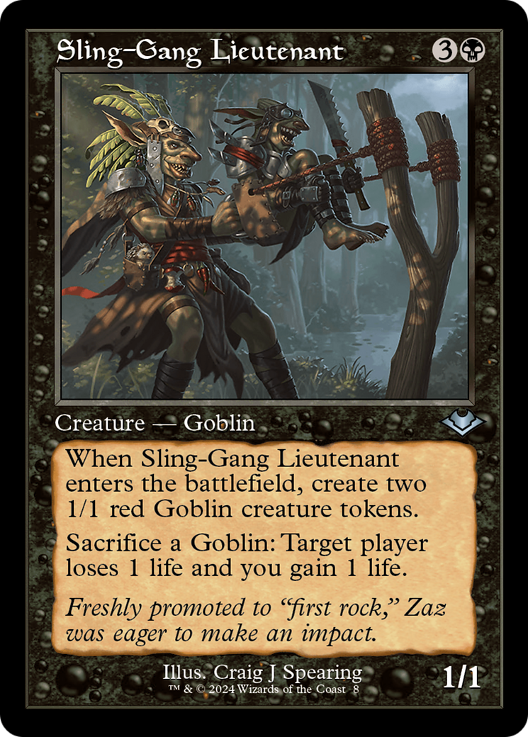 Sling-Gang Lieutenant (Retro) [Modern Horizons] - Magic: The Gathering - Card Brawlers | Quebec | Canada |