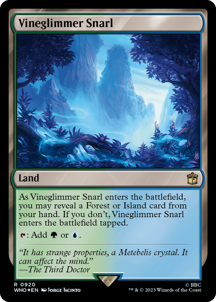 Vineglimmer Snarl (Surge Foil) [Doctor Who] - Magic: The Gathering - Card Brawlers | Quebec | Canada |