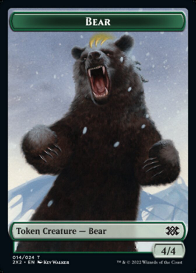 Bear // Vampire Double-Sided Token [Double Masters 2022 Tokens] - Magic: The Gathering - Card Brawlers | Quebec | Canada |