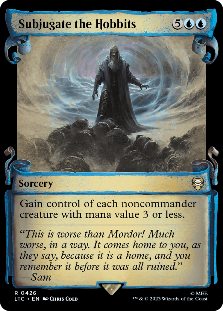 Subjugate the Hobbits [The Lord of the Rings: Tales of Middle-Earth Commander Showcase Scrolls] - Magic: The Gathering - Card Brawlers | Quebec | Canada |