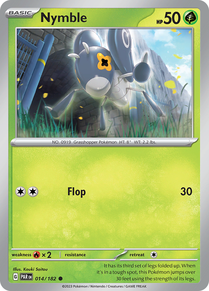 Nymble (014/182) [Scarlet & Violet: Paradox Rift] - Pokémon - Card Brawlers | Quebec | Canada |