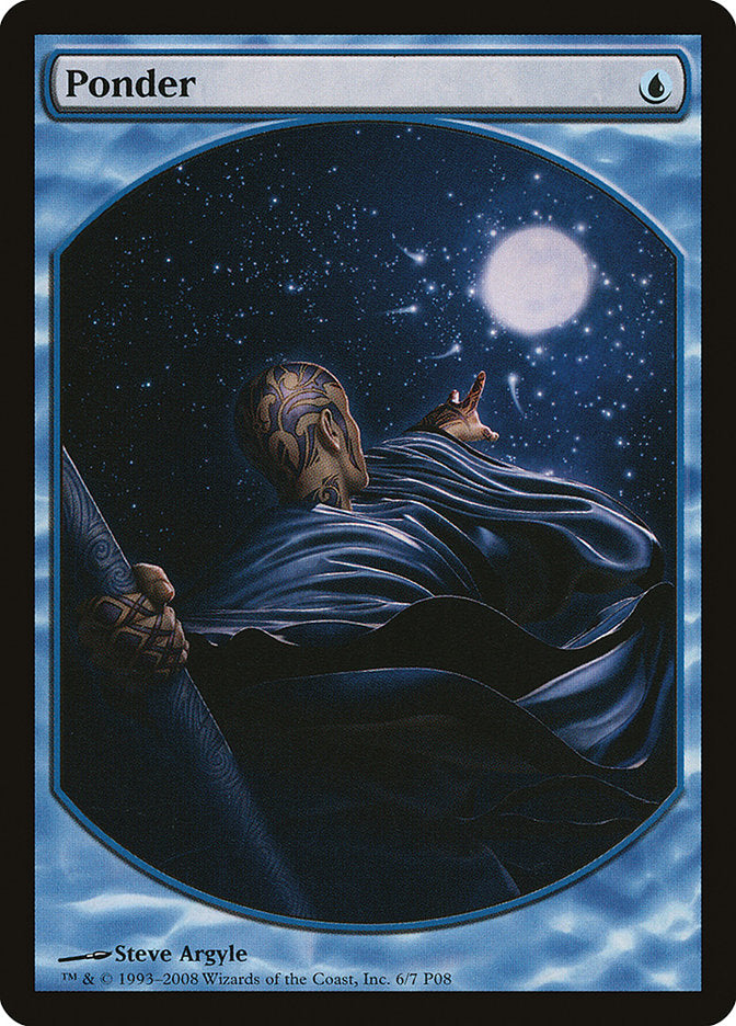 Ponder [Magic Player Rewards 2008] - Magic: The Gathering - Card Brawlers | Quebec | Canada |