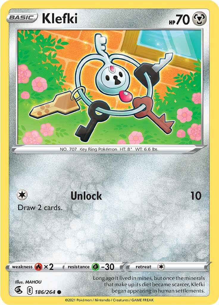 Klefki (186/264) [Sword & Shield: Fusion Strike] - Pokémon - Card Brawlers | Quebec | Canada |