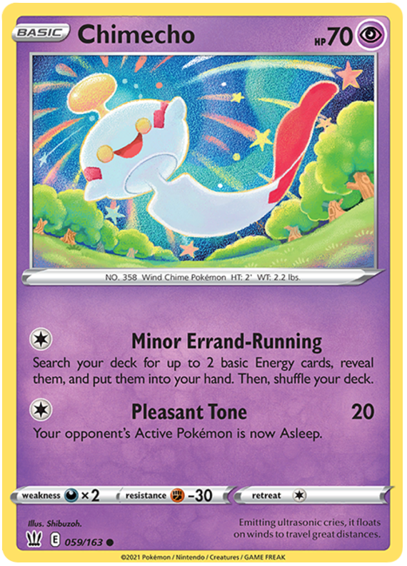 Chimecho (059/163) [Sword & Shield: Battle Styles] - Pokémon - Card Brawlers | Quebec | Canada |