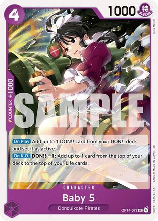 Baby 5 (OP14-072) - The Azure Sea's Seven - Card Brawlers