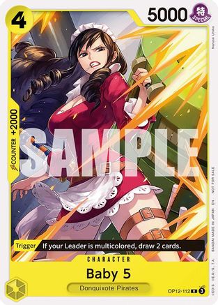 Baby 5 (Tournament Pack 2026 Vol. 1) (OP12-112) - One Piece Promotion Cards - Card Brawlers