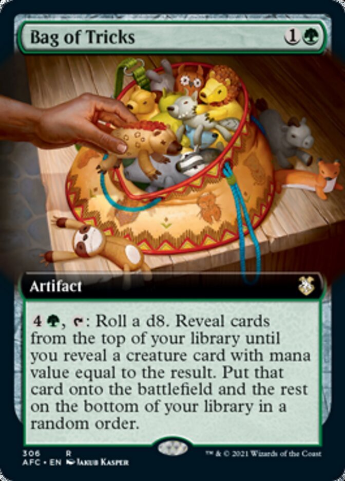 Bag of Tricks (Extended Art) [Dungeons & Dragons: Adventures in the Forgotten Realms Commander] - Card Brawlers